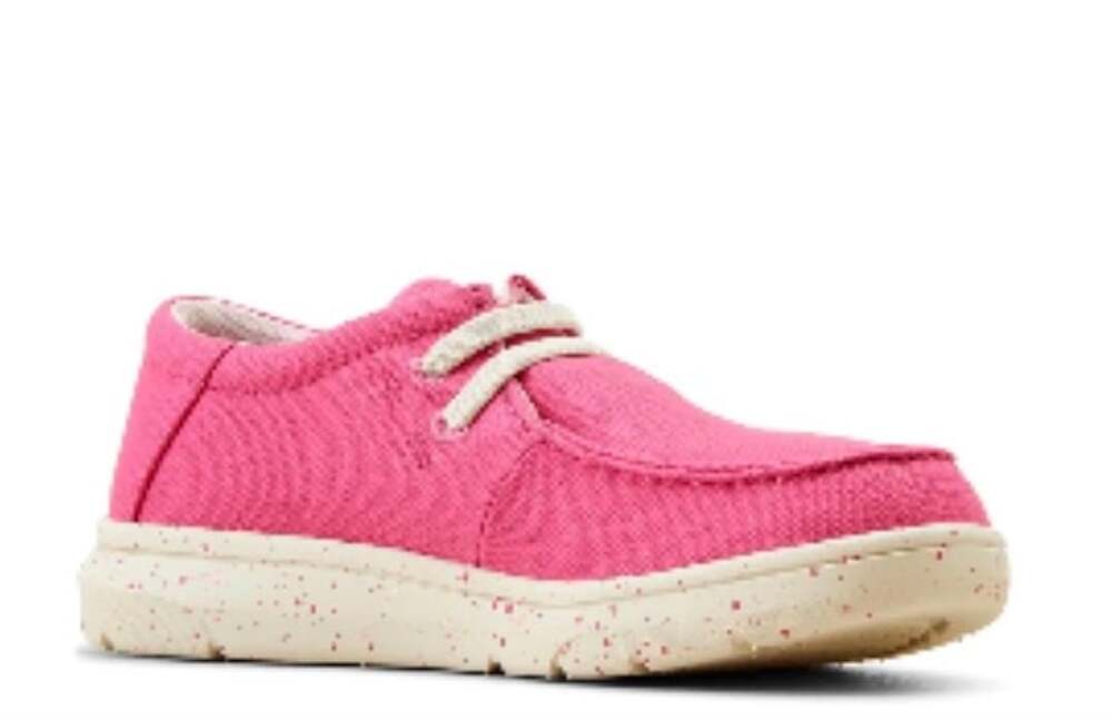 Ariat Hilo Slip-On Shoes Pink Canvas Hottest Pink